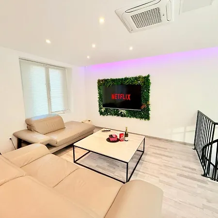 Apartman Loft Luxe - Jacuzzi - Sauna - Cinema Nancy